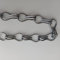VerRich Dark Grey 1PC 200cm (78.74) Aluminium Double Hook Chain Link for Lengthen Chain Curtain