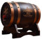 Eichenfass, 5L Holzfass Weinfass, Whiskyfass Schnapsfass, Eichenweinfass Anzug für Whiskey Bourbon Tequila