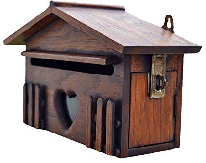 Wandbriefkästen Briefkästen Wandbriefkasten aus Holz Außenbriefkasten