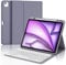 Keyboard Case for iPad Air 13 inch (M3 2025, M2 2024), UK Layout Wireless Detachable Bluetooth Keyboard with Slim Protective Cover and Pencil Holder for iPad Air 13 inch Tablet, Lavender Purple