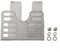 Besttoolifes Grill 7,6 cm/7,6 cm Schieber Edelstahl Drehspieß Halterung Eisen Spießhalter für Grill Grillen Einstellbare Position (Edelstahl)