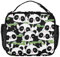 Chic Panda - Bolsa de almuerzo blanca para oficina, lonchera pequeña con aislamiento, fiambrera para adolescentes y niñas