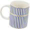 CIYODO Tazza Da Caffè in Ceramica A Righe Tazza D'acqua Decorativa Multiuso Set Tazzine Casa
