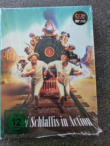mediacs ZWEI SCHLAFFIS IN ACTION 2-Disc Mediabook Cover A ( Blu-ray + DVD) Limited 999 Edition -Uncut