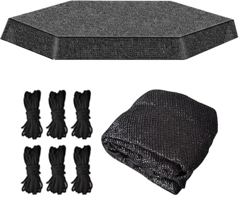 Trampolin Sonnenschutz Abdeckung, Trampolin-Sonnenschutz, 6ft/8ft/10ft/12ft/14ft Trampolins Schattenabdeckung, UV-Beständige, Dach, Trampolin, Zelt, Baldachin, Netz, Für 6/8 Stangen