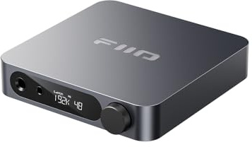FiiO K11 1400W Balanced Power 384kHz/24Bit DSD256 Desktop Headphone and DAC Amplifier for Home Audio/PC 6.3mm/0.5cm/RCA/Coaxial/Optical(Titanium)