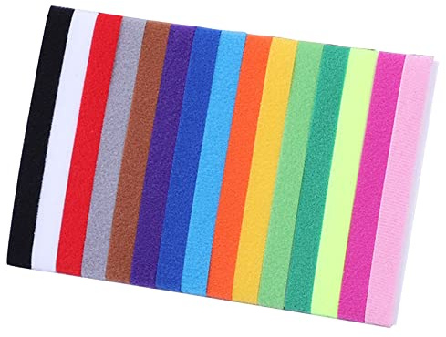 Welpen-Halsbänder, 15 Farben, für kleine Haustiere, weich, verstellbare Bänder für Neugeborene und Kätzchen, 15 Stück, Identifikationshalsband, Welpenausweis, Welpen-ID, Welpen-ID, Welpe, Kätzchen