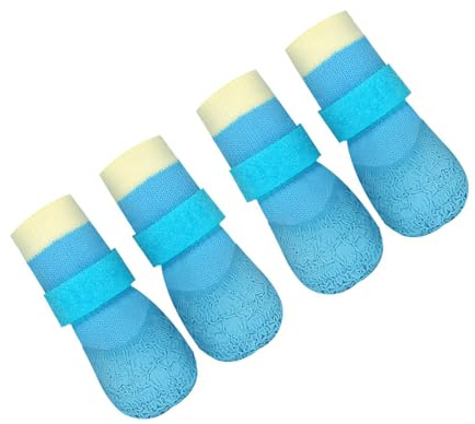 4 stivali da pioggia per cani impermeabili scarpe da pioggia traspiranti antiscivolo per attività all ' aperto comode protezioni per le zampe stivali impermeabili