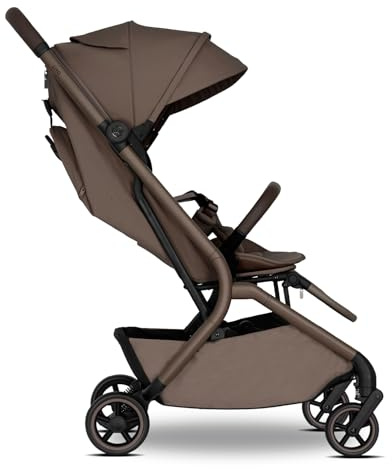my junior® LIYO Buggy, ab Geburt bis 22 kg, IATA-zugelassen, EvoOne™ Technologie, Einhand-Faltmechanismus (Mocca Brown, LIYO Buggy)