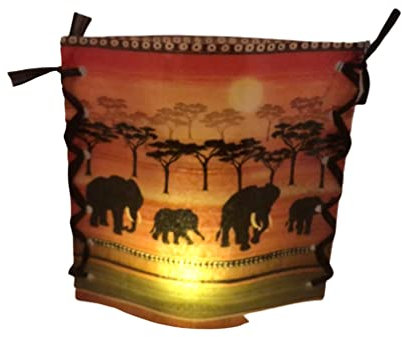 Stimmungslicht Elefanten in der Steppe