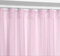 BEAUTEX Vorhang mit U-Band 140x250 cm (Farbe Wählbar) transparente Kräuselband Gardine, Dolly (Rose)