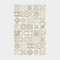 Tapis Vinyle - Carreaux de Ciment - Naturel - 100 x 200 cm