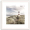 artissimo, Design-Edition, gerahmtes Poster, 30x30cm, PE6381-ER, Strand: Sylt, Bild, Wandbild gerahmt, Design-Poster mit Rahmen, skandinavisches Design, Strand und Meer