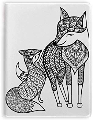 Paint Fox Friend Company Art Deco Regalo Moda Notebook Gum Cover Diario Copertina Morbida Cover Diario