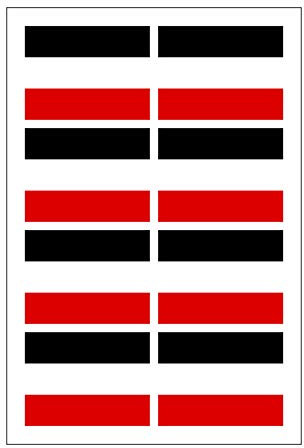 Generisch 8 Stück Aufkleber Deutsches Kaiserreich Flaggen Set | Sticker Kaiser Reich Autoaufkleber