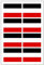 Generisch 8 Stück Aufkleber Deutsches Kaiserreich Flaggen Set | Sticker Kaiser Reich Autoaufkleber