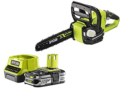 Pack RYOBI Tronçonneuse 18V One+ OCS1830-1 Batterie 2.5Ah - 1 Chargeur rapide RC18120-125