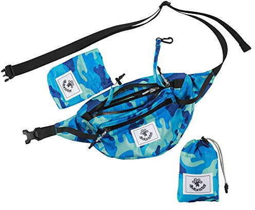 4Monster 2L Gürteltasche Wasserabweisend, Tragbare Bauchtasche Ultraleicht, Portable Hüfttasche für Damen Herren Outdoor Sport Reise Wandern (Marineblau, 2L)