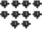 Ghulumn 3- Junction Box, IP 68 Waterproof for Lighting External Junction Box Pack of 10 Black
