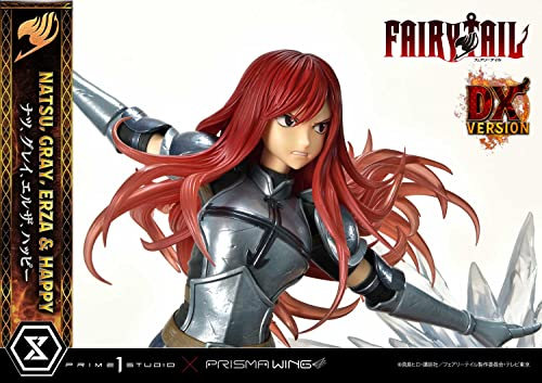 Prime 1 Studio Feenschwanz – Natsu, Grau, Erza, Happy – Statue Deluxe Version 1/7 57 cm