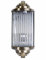 Art Deco Glasstäbchen Wandleuchte Bauhaus Lampe (ohne Leuchtmittel) Wandlampe 40 cm Antik Stil xc04 Palazzo Exklusiv