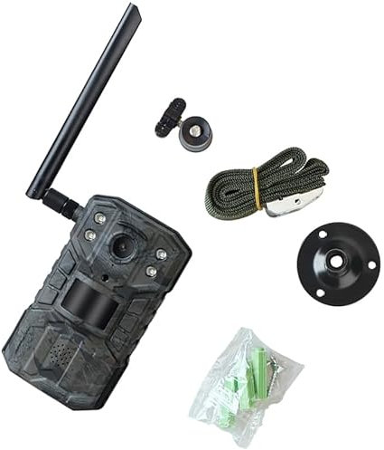 Wildkamera Bewegungsmelder Nachtsicht Wild-Tier-Kamera/Handyübertragung LTE 4G SIM-Karte LIVE APP/Trail Jagd Outdoor Fotofalle Wildlife starker Akku