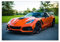 H7978M_TV5BK Papier peint intissé Motif voiture de sport Orange 152 x 104 cm