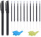 BINQILIN 2 Pcs Stylo Magique avec 10 Pcs Recharges Estompera Automatiquemen 2 Pcs Grippies Aide écriture pour Livre De Calligraphie Enfant