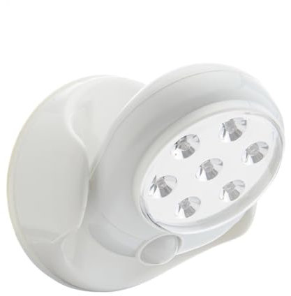WOONEKY LED-Nachtlicht mit Bewegungssensor garten lichter hoflampe drehbare Wandleuchte Schminklicht bewegungssensor licht Sensor-Nachtlicht Lichtsteuerung Wandlampe Nachttischlampe Weiß