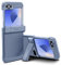 Spigen Tough Armor Pro Hülle Kompatibel mit Samsung Galaxy Z Flip 6 -Sierra Blue [Scharnierschutz] [Ständer]