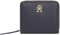 Tommy Hilfiger Portefeuille Femme Logotape Petit, Bleu (Space Blue), Taille Unique