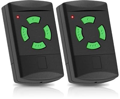Selridasia 2 Stück 26,995MHz Garagentor Handsender für Hörmann HSE2 HSM4 Handsender, Klonen Festcode