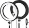 NEEWER Ring Light Diffuser for RH12B RH12C 12 Only, Elastic Video Softbox Sock for Soft & Even Light, No Leakage, White Soft Cloth for Live Stream/Video Recording, NS008