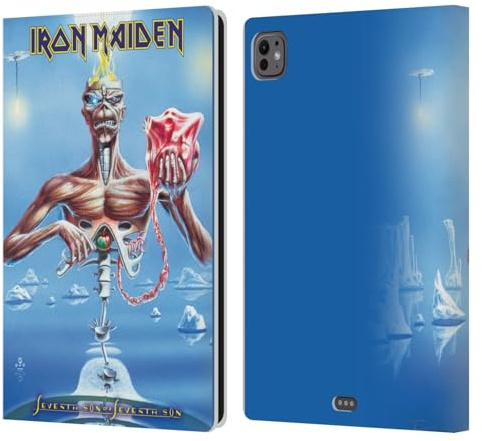 Head Case Designs Officially Licensed Iron Maiden SSOSS Album Covers Leather Wallet Case Compatible With Apple iPad Pro 11 M4/M5 2024/2025