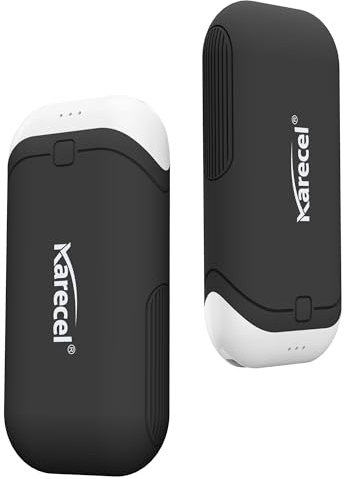 Karecel Hand Warmers Rechargeable 2 Pack, 10000mAh Thermally Conductive Silicone Hand Warmer for 360 Degree Surround Heat, Portable Pocket-Sized AI Electric Handwarmers, Electronic Gifts for Men Women