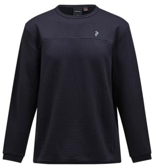 Peak Performance M Trail Polartec Crew-Black Black - M
