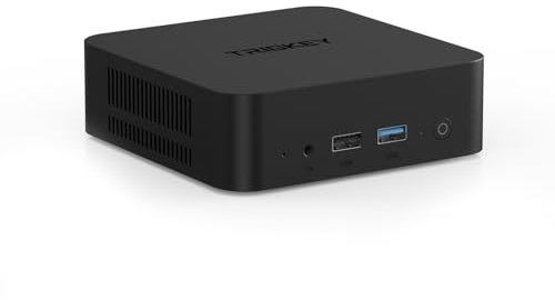 TRIGKEY Key-N100 Mini PC 4C/4T (Up to 3.4GHz) 16G DDR4 500G SSD, Mini Computer Support Dual HDMI 4K@60Hz Output/ 2 * 1000M LAN/WiFi-5/ BT 5.0/USB3.2 Office Desktop PC