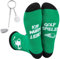 Geyoga Golf Geschenk Männer Lustig Golfsocken Schlüsselanhänger mit Grußkarte für Herren Geburtstag Jahrestag Vatertag