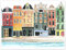 Amsterdam Aquarell Poster von Rongrong DeVoe 40 x 30 cm Bunt Wandbilder Wanddeko