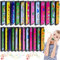 Mundharmonika Kinder, 24 Stück Cartoon Harmonika, Harmonica für Anfänger, Kinder, Studenten