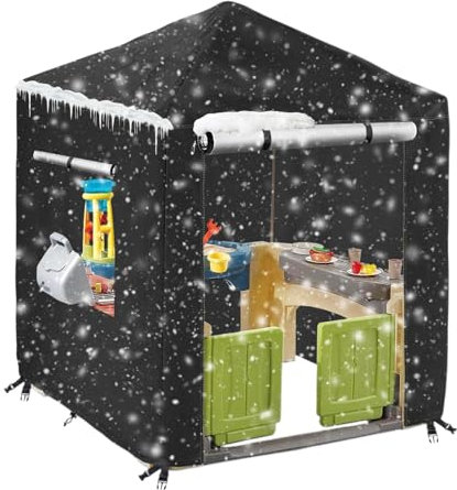 Gartenhaus-Abdeckung – wasserdicht, winddicht für Spielhaus im Freien | Schutzhülle für Gartenhaus