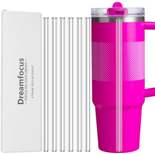 Dreamfocus Straw Replacement for Stanley Quencher ProTour Flip Straw Tumbler 30 oz