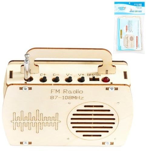 FM Holzfunkkit, Kinder elektronische Kits - Elektronische Baukit - Kinder Lernen Spielzeug, Schüler versammeln Sich für zu Hause, Klassenzimmer, Schule