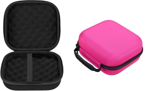 ZLiT Headphone Case for Sennheiser HD660S2 Headset Travel Carrying Case Protective Storage Bag (Rose Red)
