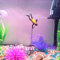 2pcs Schwarz Taucher für Luftblasen Aquarium Fish Tank Deko, Treasure mit Schatzsucher Figur
