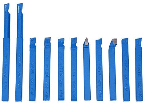 11 stücke 8 * 8mm Drehmeißel Bit Setzt Drehmaschine Meißel Kit Drehmaschine Drehwerkzeuge Hartmetall Tipped Weld Fräsen Schneidwerkzeug Set