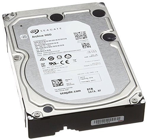 Seagate Archive HDD 8TB SATA 6GBps 128MB Cache SATA Hard Drive (ST8000AS0002) (Renewed)