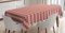 ABAKUHAUS Weihnachten Tischdecke, skandinavisch, Druck mit Klaren Farben ohne Verblassen Waschbar für innen oder Außen Bereich, 140 x 200 cm, Weiß Rot