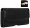 MyGadget Etui Ceinture Simili Cuir pour Smartphone [ 14,5 x 8 cm - Taille S ] - Sacoche Porte Téléphone pour par ex. Samsung Galaxy S9, Apple iPhone 11, 12 Pro - Noir