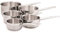 BAUMALU 344200 Batterie 5 Casseroles inox Gastronomie - Tous feux et induction, Métallique